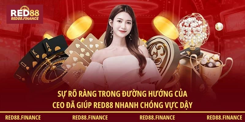 Sự rõ ràng trong đường hướng của CEO đã giúp RED88 nhanh chóng vực dậy